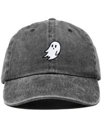 Alix - Ghost Embroidered Low Crown Cap - Lyst