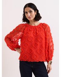 Phase Eight - Shayla Textured Blouse - Lyst