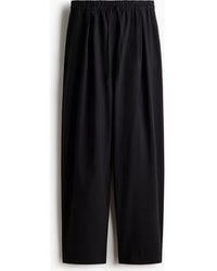 H&M - Barrel Drawstring Trousers - Lyst