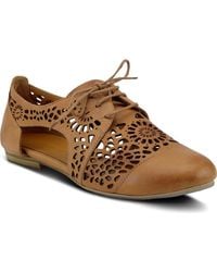 Spring Step - Theone Cutout Derby Flat - Lyst