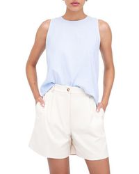 MARCELLA - Mckinley Sleeveless Linen & Cotton Top - Lyst