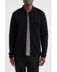 Merz B. Schwanen - Relaxed Fit Merino Wool, Silk & Cashmere Cardigan - Lyst