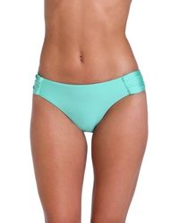 Sunshine 79 - Solids Shirred Side Bikini Bottoms - Lyst
