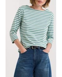 Seasalt Cornwall - Sailor Stripe Organic Cotton Top - Lyst