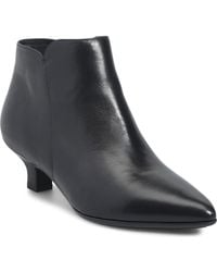 Söfft - Sawyer Leather Pointed Toe Bootie - Lyst