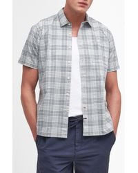 Barbour - Springside Regular Fit Plaid Short Sleeve Button-up Shirt - Lyst