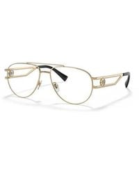 Versace - 57Mm Pilot Optical Glasses - Lyst