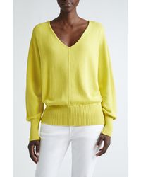 Lafayette 148 New York - Dolman Sleeve Cotton & Silk Sweater - Lyst