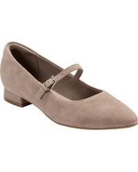 Rockport - Taren Pointed Toe Flat - Lyst