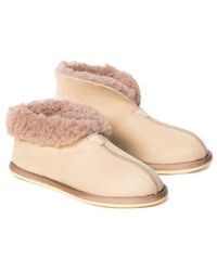 Celtic & Co. - Sheepskin Shearling Bootee Slippers - Lyst