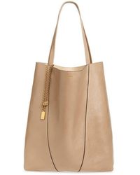 Chloé - Large Spin Leather Tote - Lyst