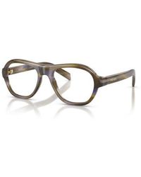 Prada - 55Mm Rectangle Optical Glasses - Lyst