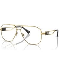 Versace - 59Mm Pilot Optical Glasses - Lyst