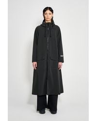 Stutterheim - Mosebacke Long Patch Matte Raincoat - Lyst