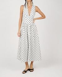 WeWoreWhat - Button Front Scallop Dress - Lyst