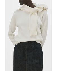 Mango - Button Cuff Sweater - Lyst