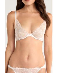 Hunkemöller - Lauren Embroidered Mesh Underwire Bra - Lyst