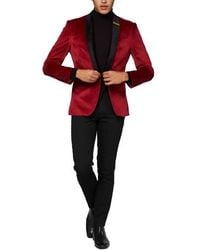 Opposuits - Deluxe Burgundy Velvet Dinner Jacket - Lyst