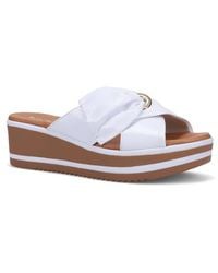 Ron White - Patrika Platform Wedge Slide Sandal - Lyst