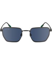 Lacoste - Premium Heritage 52mm Rectangular Sunglasses - Lyst
