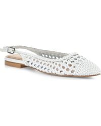 Bos. & Co. - Willow Slingback Cap Toe Flat - Lyst