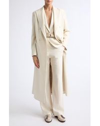 Eleventy - Herringbone Wool Blend Duster Jacket - Lyst