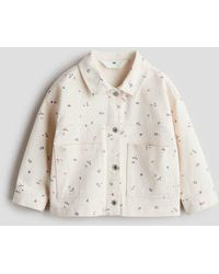 H&M - Patterned Twill Jacket - Lyst