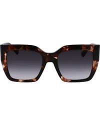 Longchamp - 53Mm Rectangular Sunglasses - Lyst