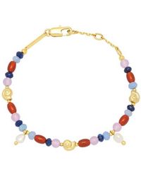 Estella Bartlett - Beaded Charm Bracelet - Lyst