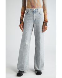Acne Studios - Monogram High Waist Relaxed Fit Jeans - Lyst