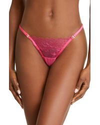 Bluebella - Astra Embroidered Mesh Thong - Lyst