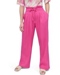DKNY - Rope Tie Wide Leg Pants - Lyst