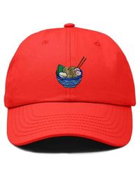 Alix - Noodles Embroidered Casual Cap - Lyst