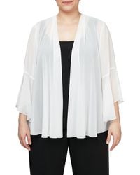 alex evenings chiffon cover up