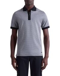 Bugatchi - Quarter Zip Polo - Lyst