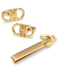 Cufflinks Inc. - Horsebit Cuff Links & Tie Bar Gift Set - Lyst