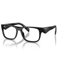 Prada - 53Mm Rectangle Optical Glasses - Lyst