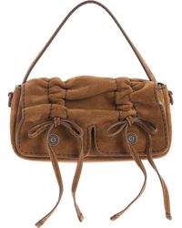 Acne Studios - Micro Multipocket Suede Crossbody Bag - Lyst