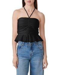 Habitual - Ruched Halter Top - Lyst
