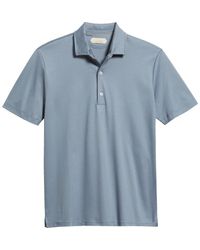 Aurélien - Aur1 Solid Cotton Polo - Lyst
