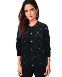 Jessica London - Fine Gauge Cardigan - Lyst