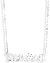 Argento Vivo Sterling Silver - Argento Vivo Sterling Argento Vivo Small Personalized Name Necklace At Nordstrom - Lyst
