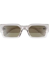 Le Specs - Contemplation 54Mm Rectangular Sunglasses - Lyst