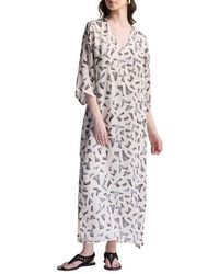 REISTOR - Maxi Dress With Side Slits - Lyst