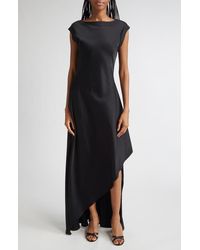Jason Wu - Asymmetric Crepe Back Satin Gown - Lyst