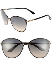 Tom Ford - Penelope 59mm Gradient Cat Eye Sunglasses - Lyst