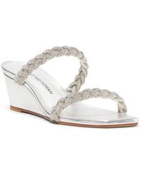 Stuart Weitzman - Highshine 50 Wedge Slide Sandal - Lyst