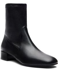 Stuart Weitzman - Bacari Leather Bootie - Lyst