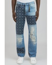 PRPS - Kure Ripped Patchwork Jeans - Lyst