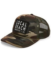Local Beach - Logo Patch Trucker Hat - Lyst